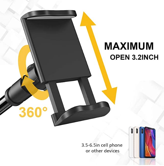 SHAWE Phone Holder Bed Gooseneck Mount